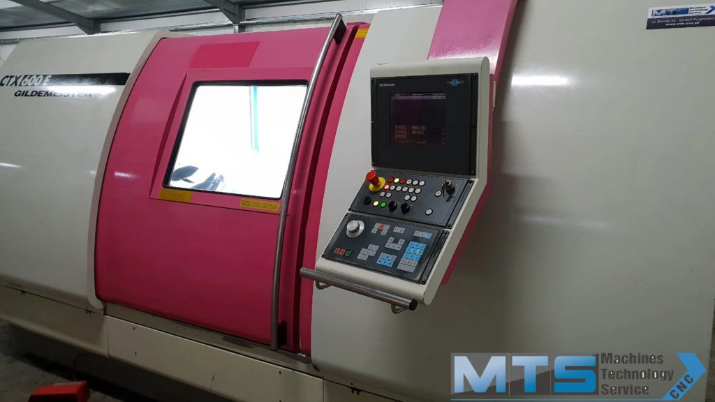 TOKARKA CNC GILDEMEISTER CTX 600 E z OSIĄ C OSIĄ Y i NAPĘDZANYMI NARZĘDZIAMI
