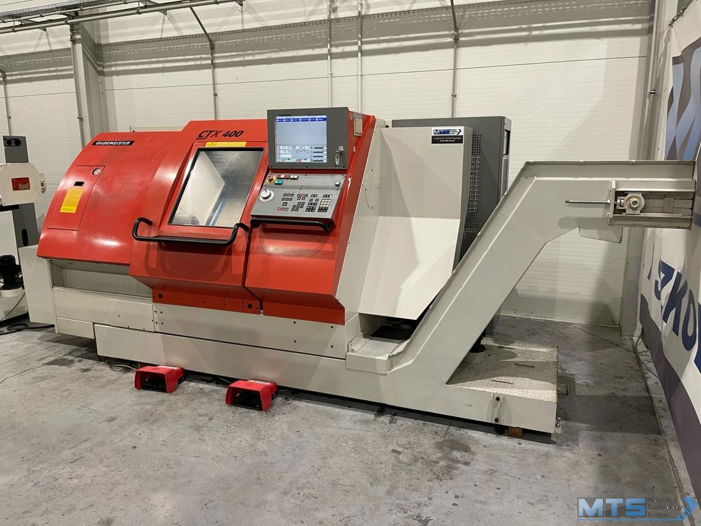 Tokarka CNC Gildemeister CTX 400 z osią C i napędzanymi narzędziami