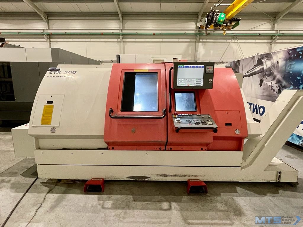 Tokarka CNC Gildemeister CTX 500 z osią C oraz napędzanymi narzędziami