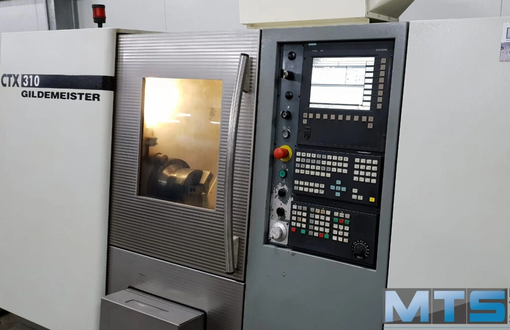 Tokarka CNC Gildmeister CTX 310 z osią C oraz napędzanymi narzędziami