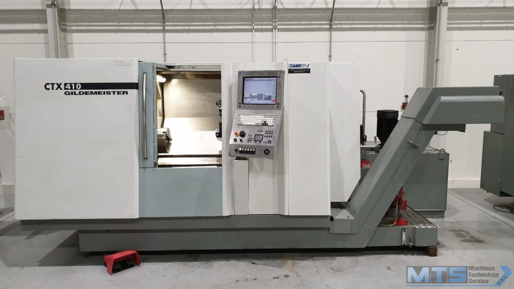 Tokarka CNC Gildemeister CTX 410 z osią C oraz napędzanymi narzędziami