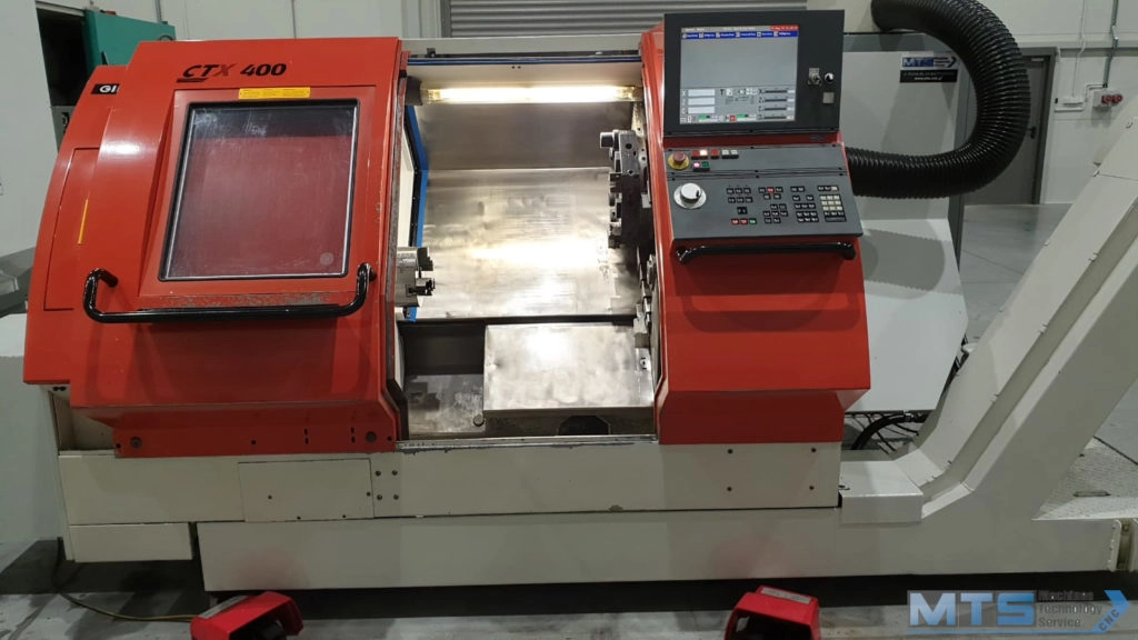 Tokarka CNC Gildemeister CTX 400 z osią C oraz napędzanymi narzędziami