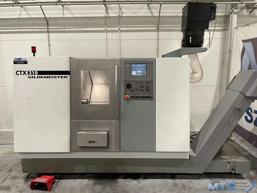 Tokarka CNC Gildemeister CTX 310 z osią C oraz napędzanymi narzędziami