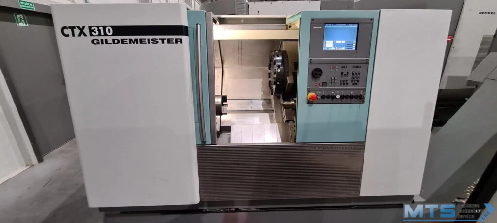 Tokarka CNC Gildemeister CTX 310 z osią C i napędzanymi narzędziami