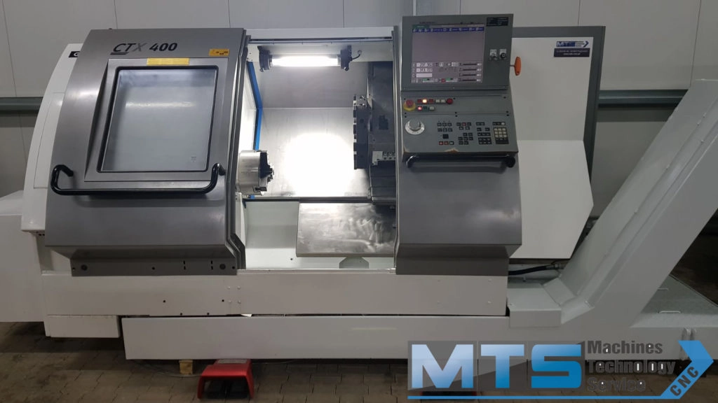 Tokarka CNC Gildemeister CTX 400 z osią C oraz napędzanymi narzędziami