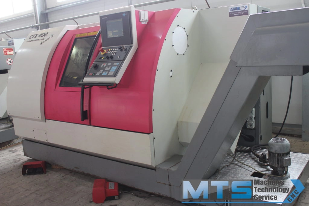 Tokarka CNC Gildemeister CTX 400S2 z osią C oraz napędzanymi narzędziami