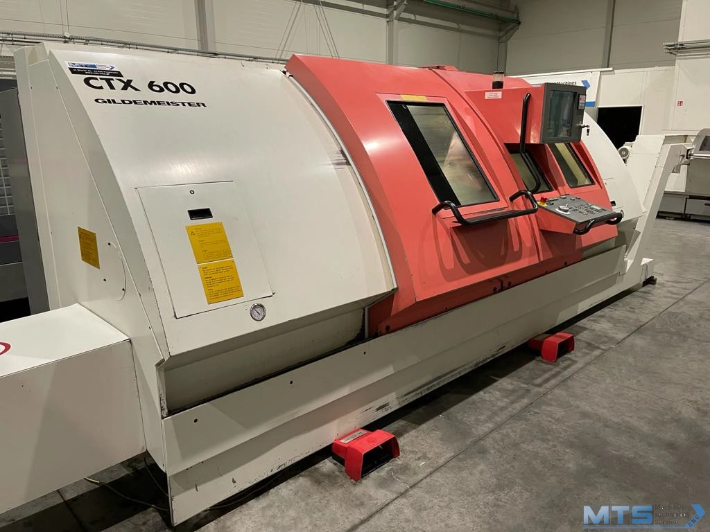 Tokarka CNC Gildemeister CTX 600 z osią C oraz napędzanymi narzędziami