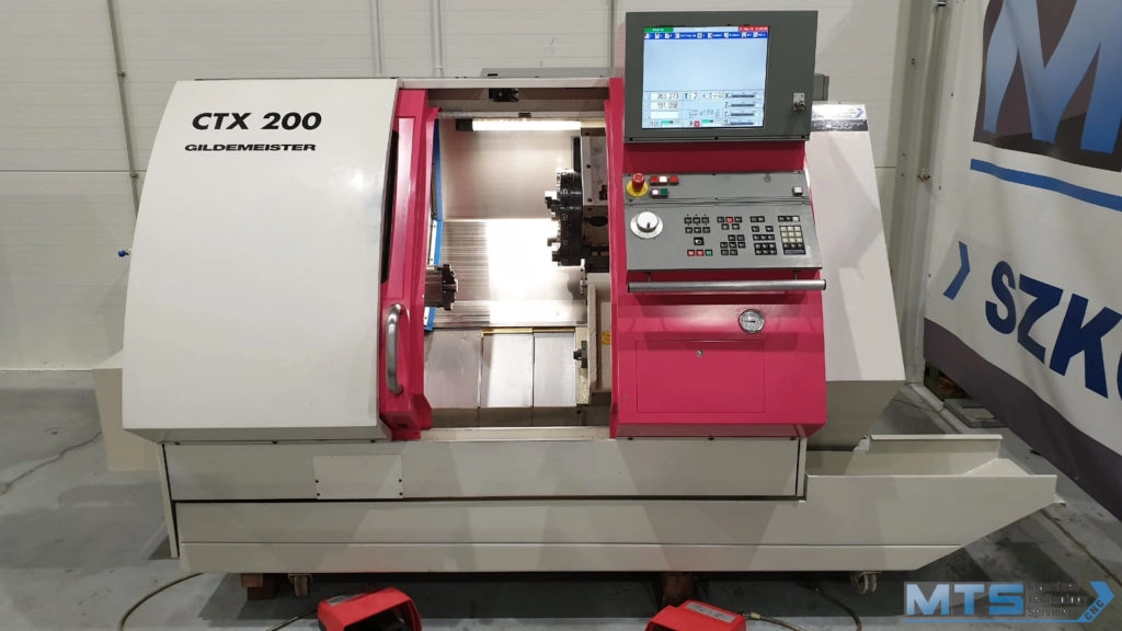 Tokarka CNC Gildemeister CTX 200 z osią C oraz napędzanymi narzędziami