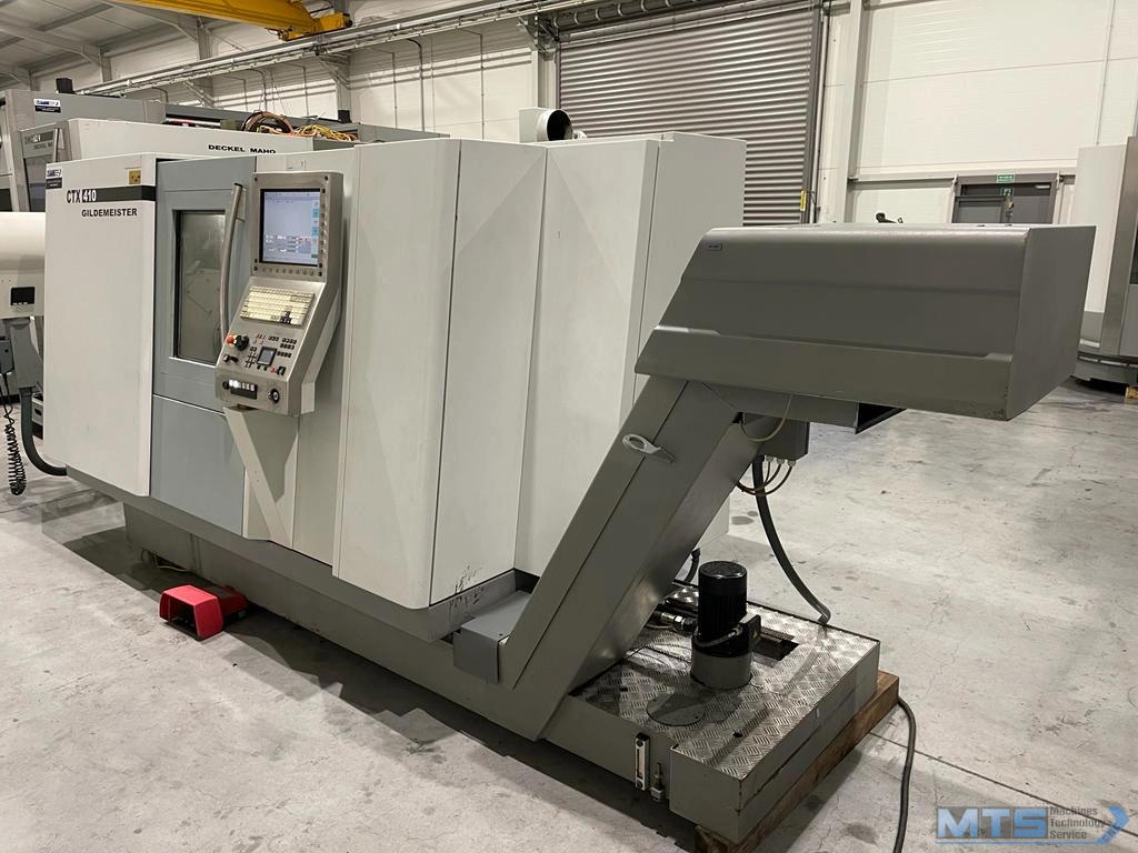 Tokarka CNC Gildemeister CTX 410 z osią C oraz napędzanymi narzędziami