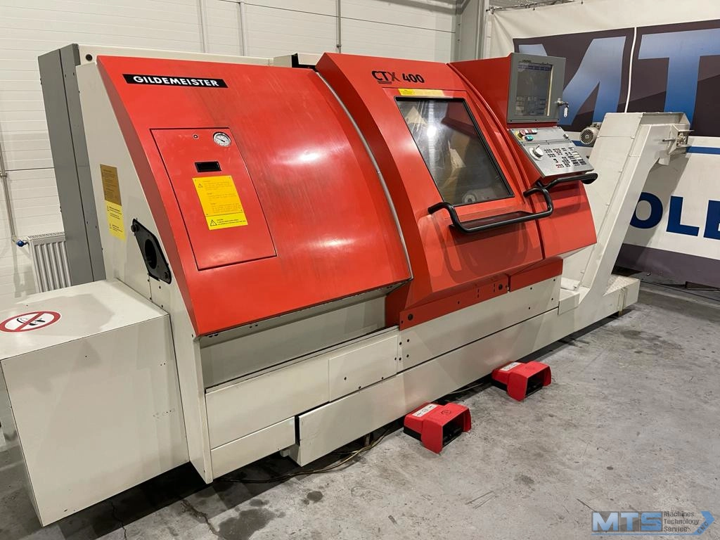 Tokarka CNC Gildemeister CTX 400 z osią C i napędzanymi narzędziami