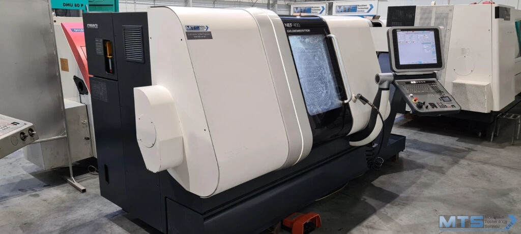 Tokarka CNC Gildemeister NEF 400 z osią C i napędzanymi narzędziami