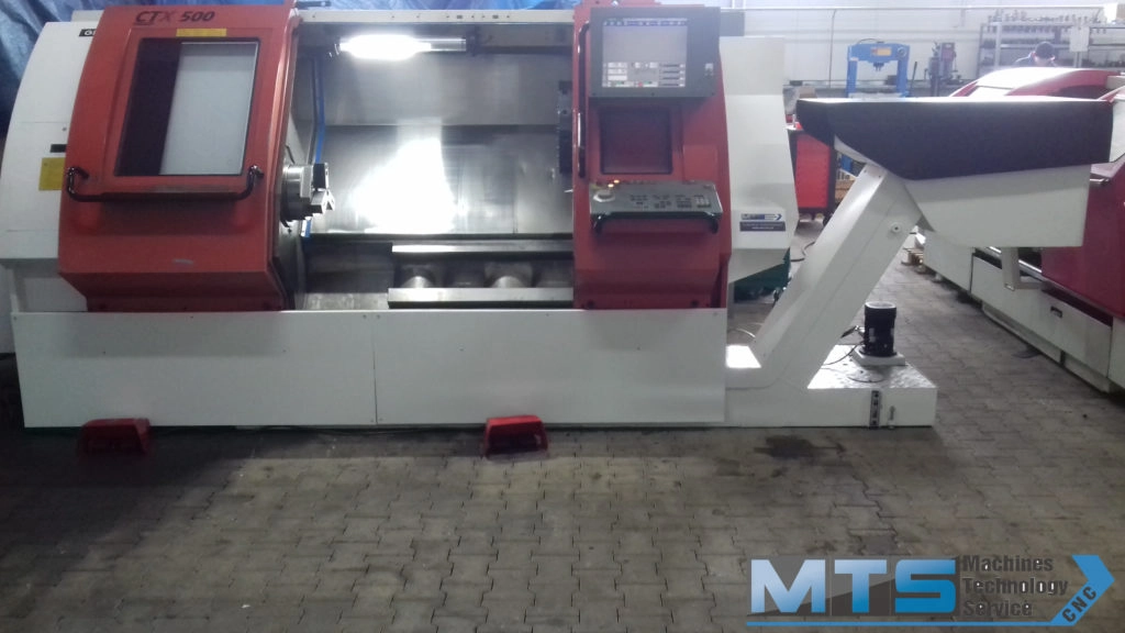 Tokarka CNC Gildemeister CTX 500 z osią C oraz napędzanymi narzędziami
