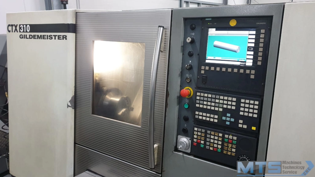 Tokarka CNC GILDEMEISTER CTX 310 z osią C oraz napędzanymi narzędziami