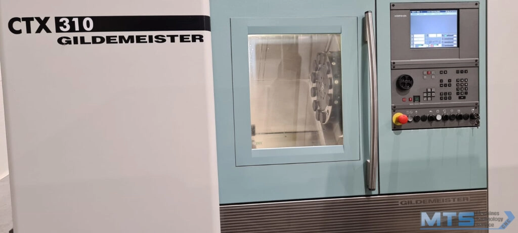 Tokarka CNC Gildemeister CTX 310 z osią C i napędzanymi narzędziami
