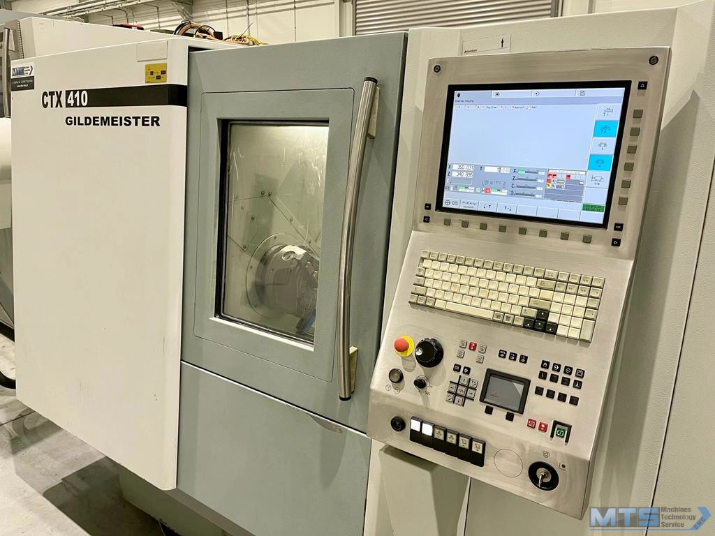 Tokarka CNC Gildemeister CTX 410 z osią C oraz napędzanymi narzędziami