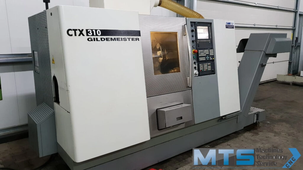 Tokarka CNC Gildmeister CTX 310 z osią C oraz napędzanymi narzędziami