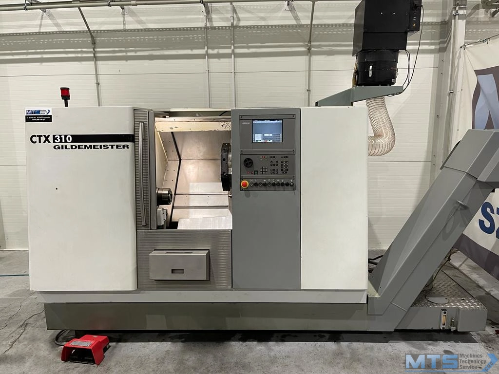 Tokarka CNC Gildemeister CTX 310 z osią C oraz napędzanymi narzędziami